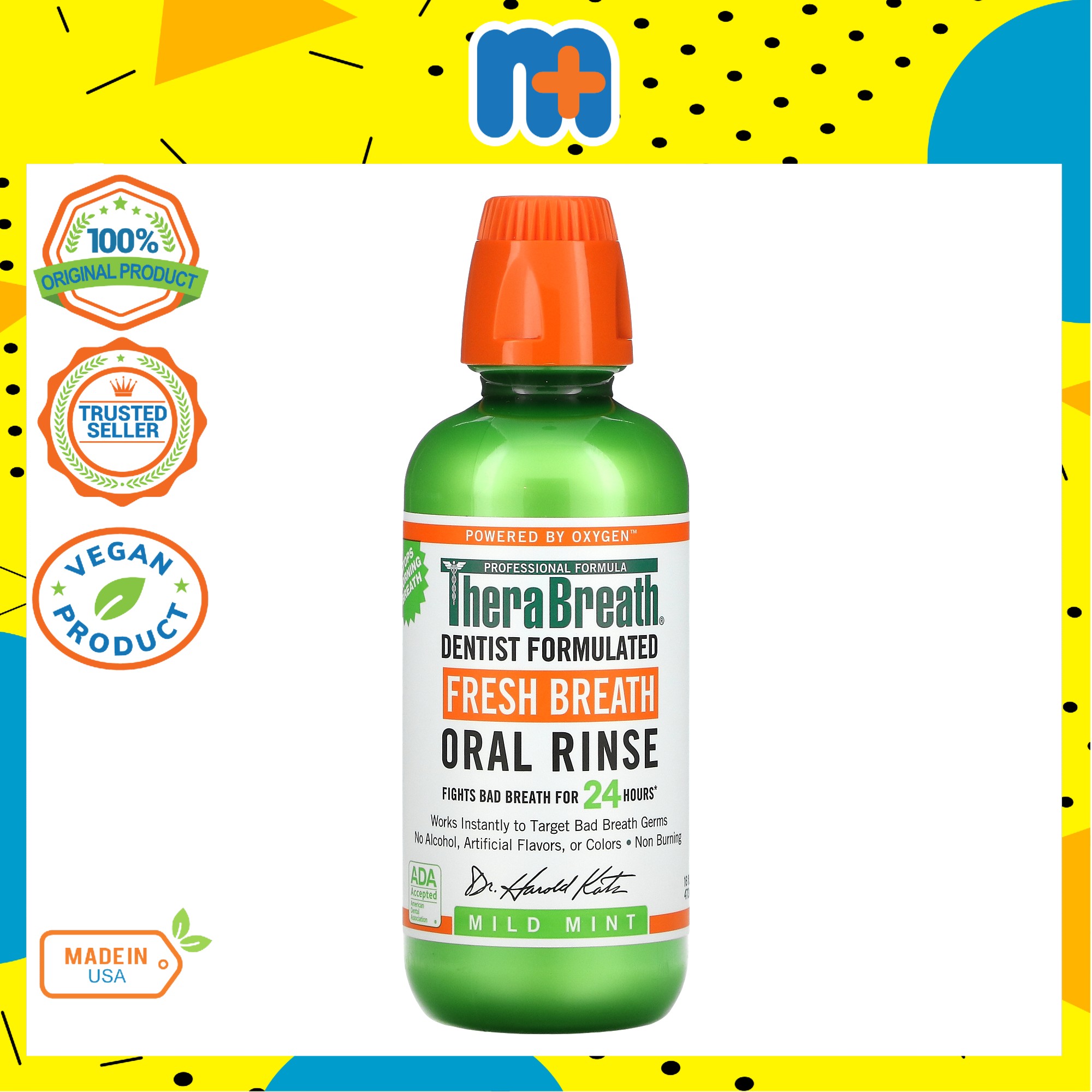 THERABREATH ORAL RINSE 473ML [MILD FLAVOR]